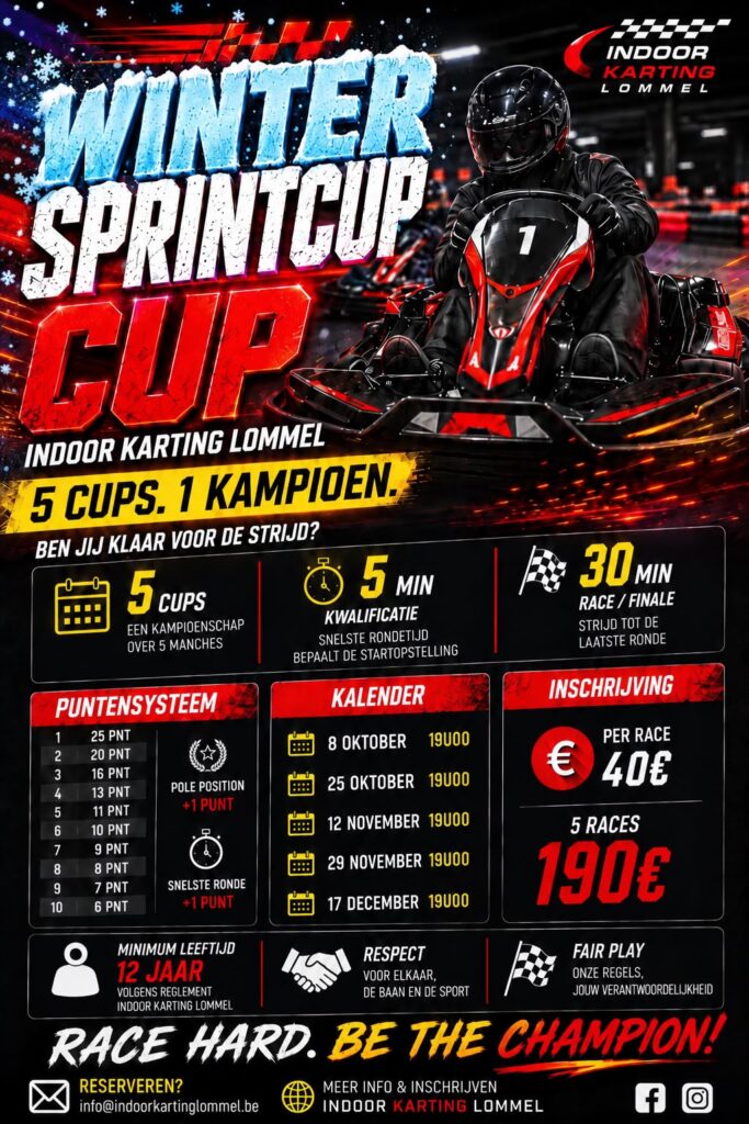 winter-sprint-cup-2026 winter sprint cup indoorkarting lommel